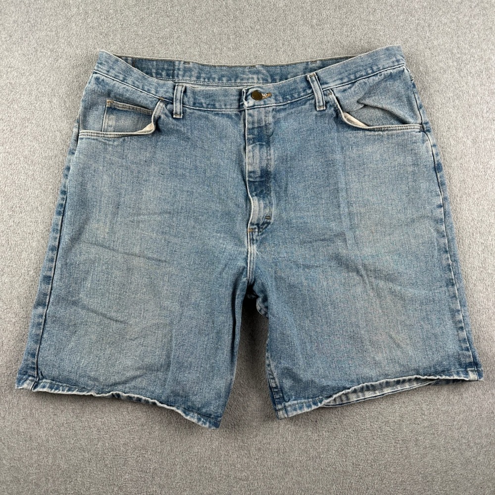 Wrangler Shorts Mens 40 Hero Authentic Jeans Blue Relaxed Fit Denim